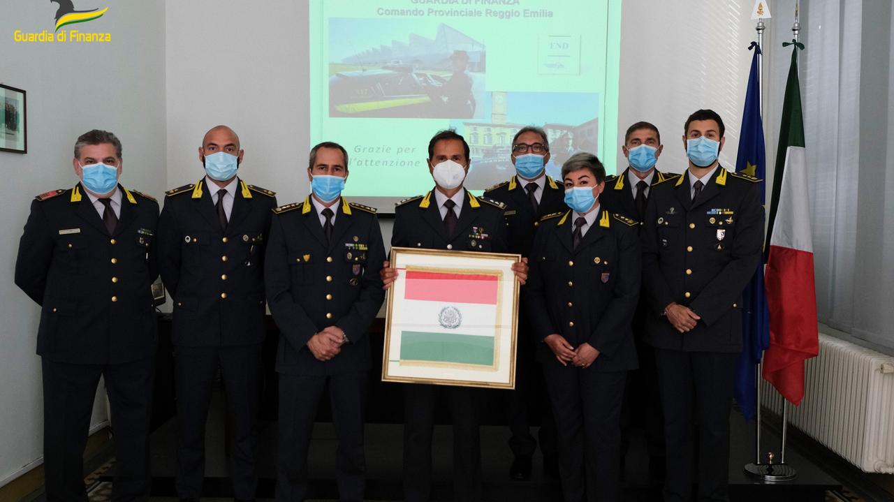 Il comandante regionale della Guardia di Finanza in visita a Reggio Emilia