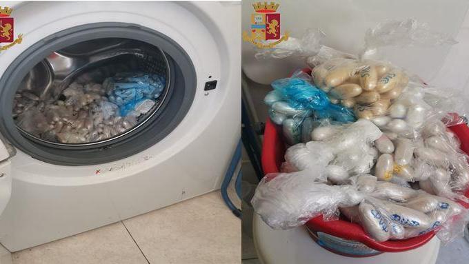 Ferrara, dodici chili eroina e cocaina nella lavatrice: arrestate tre persone