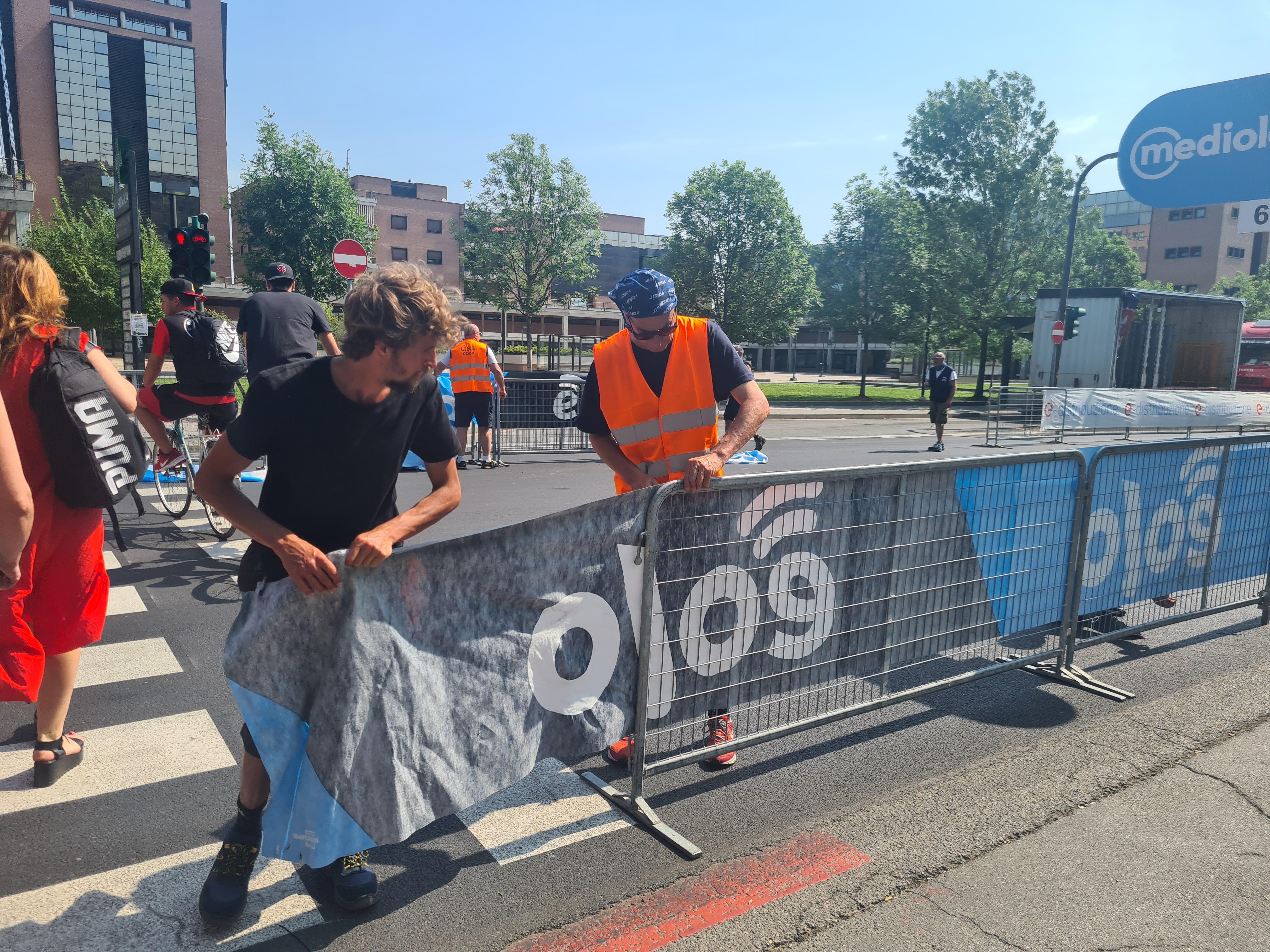 I preparativi per il Giro