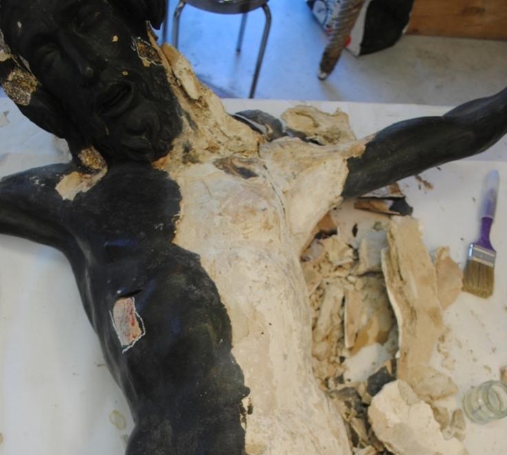 In San Giovannino rispunta un crocefisso che risale al XV secolo