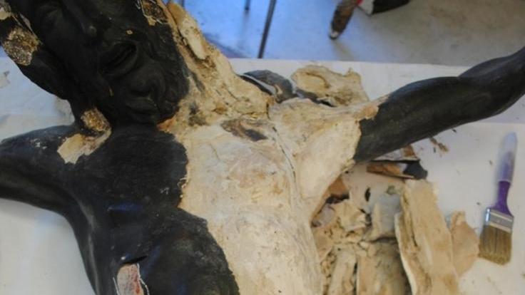 In San Giovannino rispunta un crocefisso che risale al XV secolo