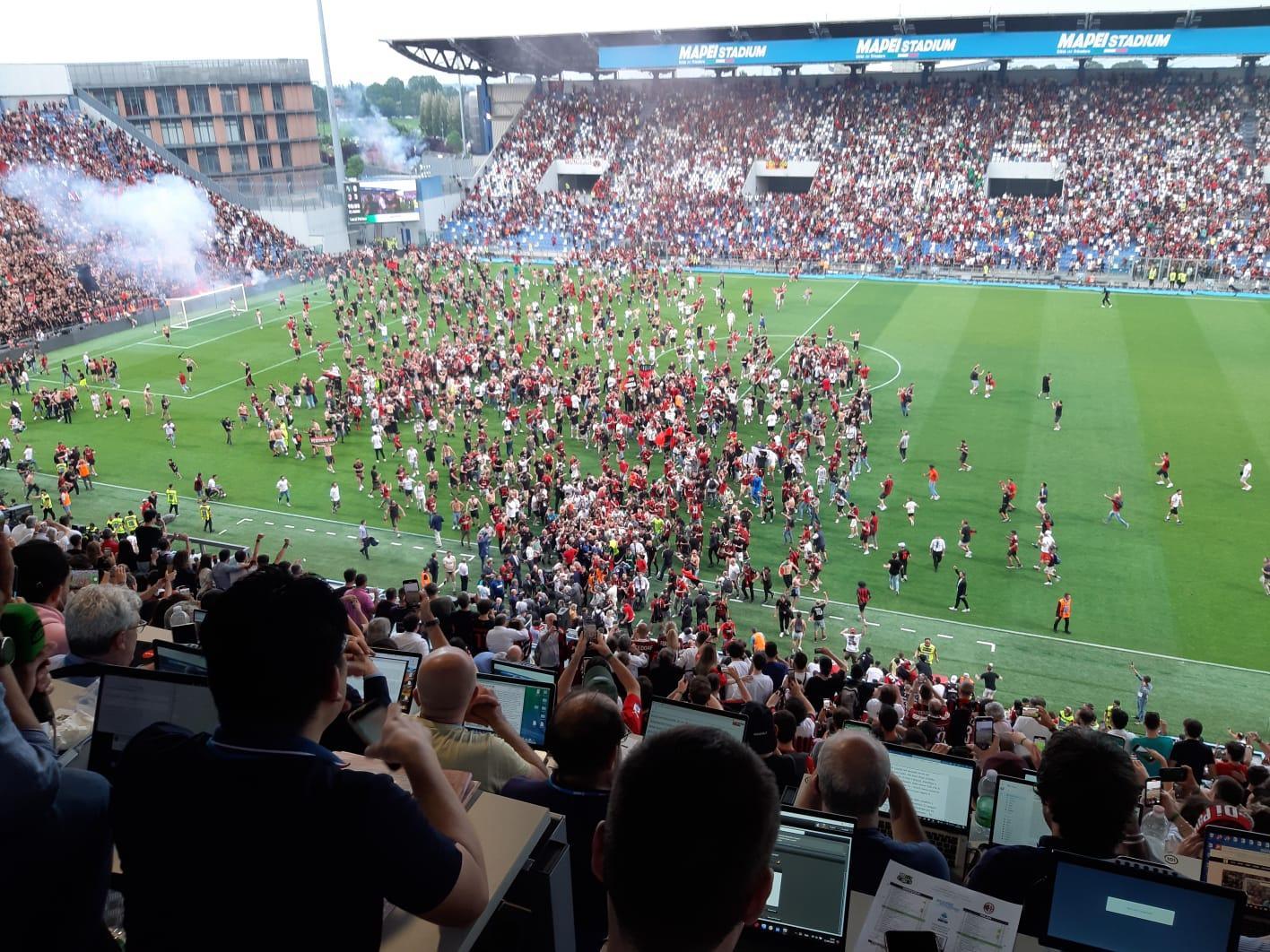 Reggio Emilia, al Mapei Stadium è trionfo Milan: 19esimo scudetto