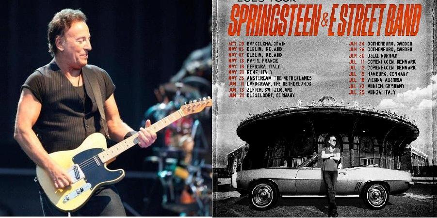 Adesso è ufficiale Bruce Springsteen 2023 in tour: Ferrara, Roma e Monza