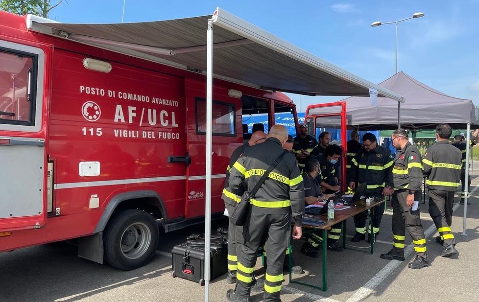 Finale Emilia. Tende, volontari e anche droni Così si contrasta l’emergenza 