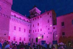 Ecco le luci nuove per il Castello Estense