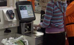 La cassa automatica di un iper