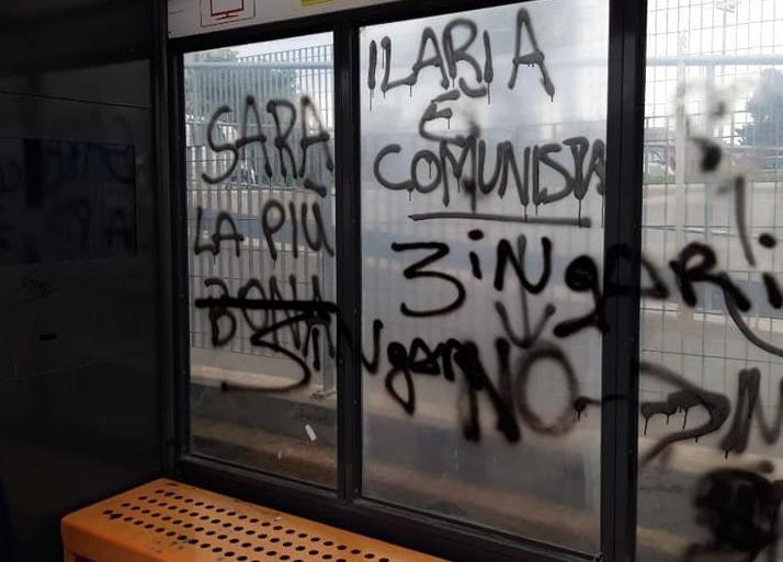 Sassari, pensiline Atp distrutte dai vandali 