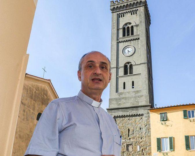 Don Alberto Tampellini parroco della Vergine dei Pini a Monsummano