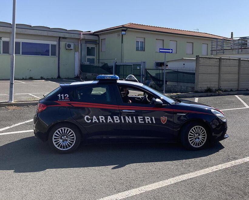 Un intervento dei carabinieri