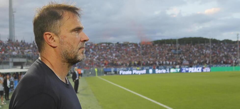 Luca D’Angelo, allenatore del Pisa: sarà lui anche nella prossima stagione? (Foto di Fabio Muzzi)