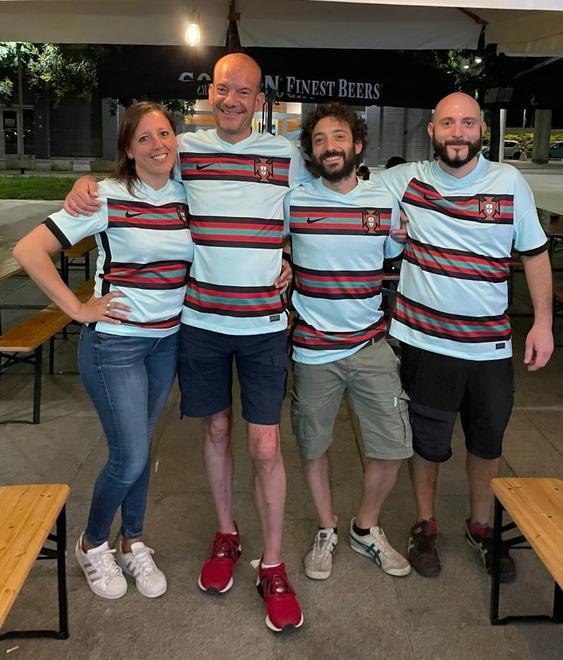 Da sinistra Martina Carotta, Gerolamo Lodi, Alessio Pressamariti e Mirko Pressamariti