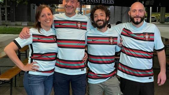 Da sinistra Martina Carotta, Gerolamo Lodi, Alessio Pressamariti e Mirko Pressamariti