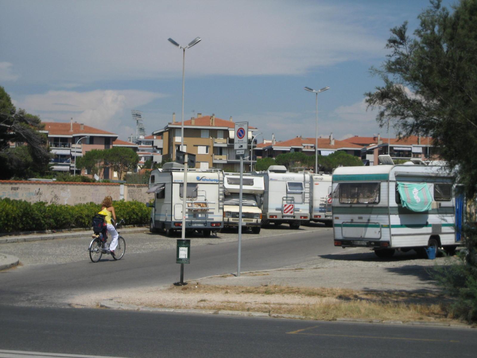 L'area camper di Banditella