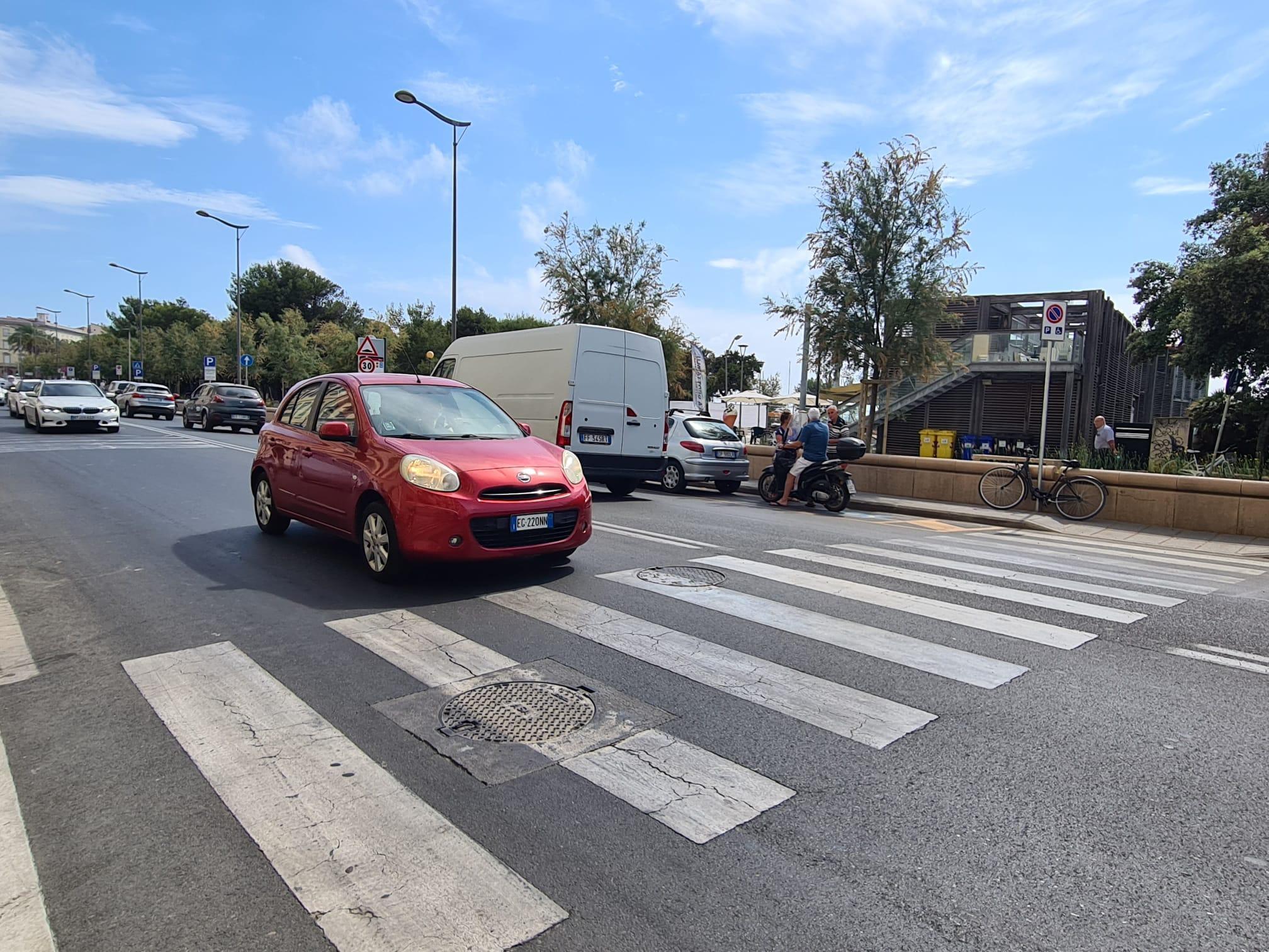 La zona dove si è verificato l'incidente (foto Stefanini/Silvi)