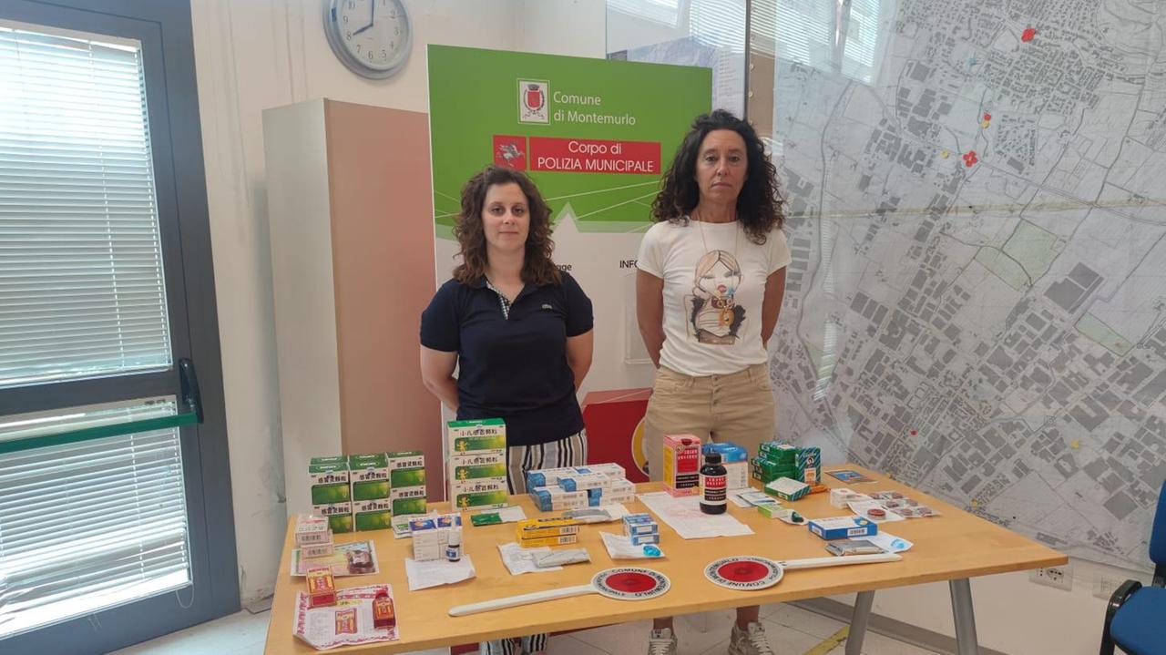 I farmaci sequestrati a Montemurlo