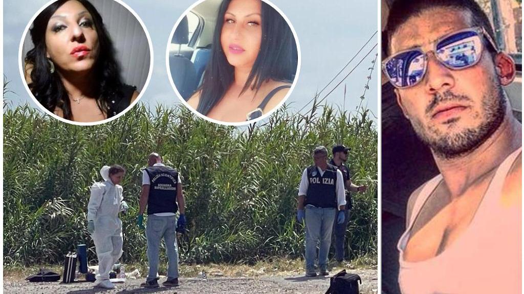 Le due vittime e l'uomo fermato con l'accusa di omicidio per la morte di Nevila