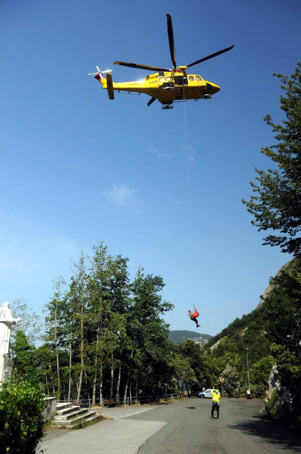 Sul posto è intervenuto l'elisoccorso Pegaso (Foto di repertorio)