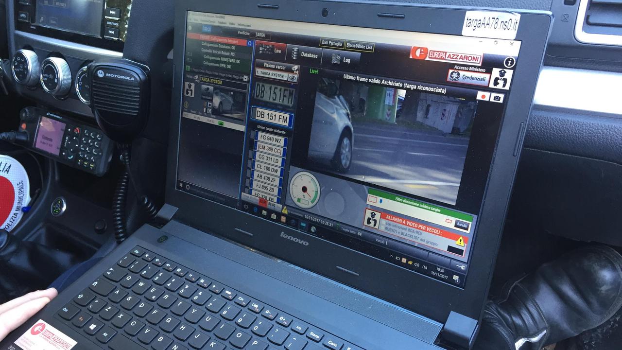 Un dispositivo Targa System in azione
