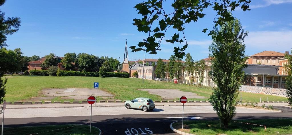 L'area dove sorgeva la Delizia di Belfiore, distrutta da un incendio