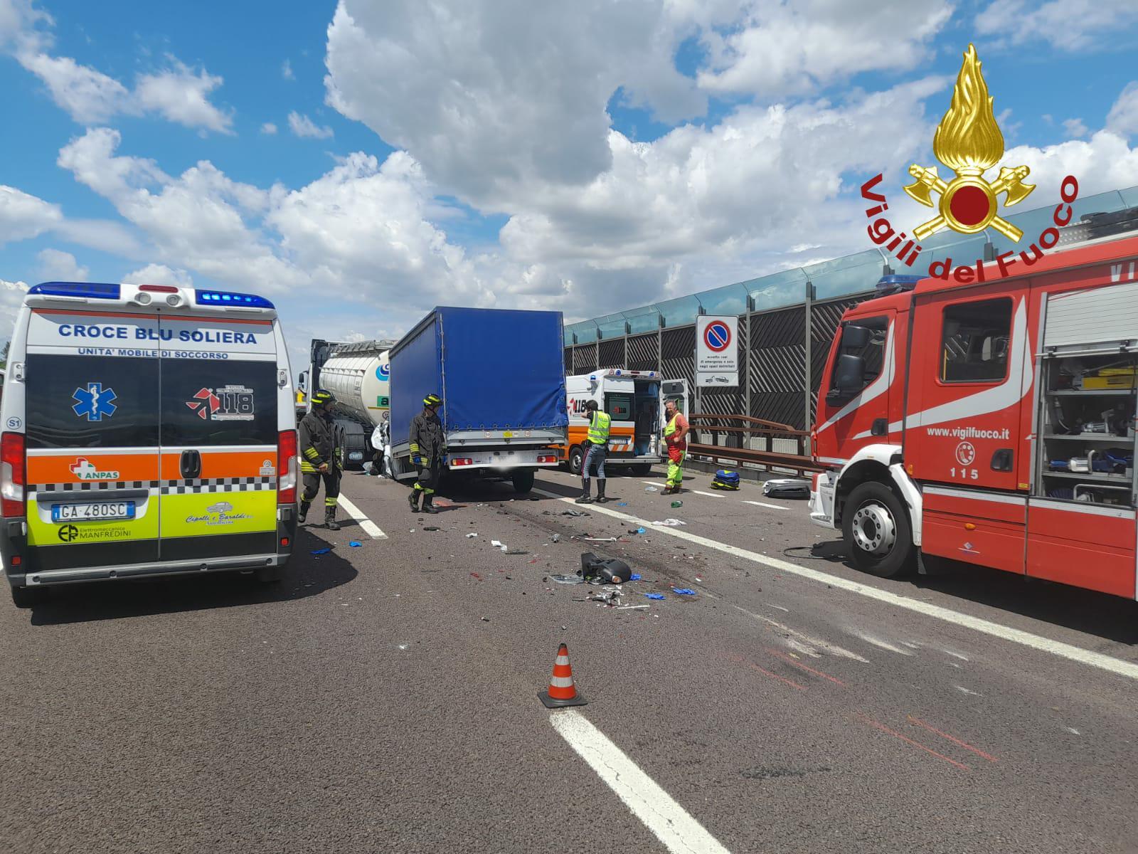 Il secondo incidente in A22 che ha provocato due feriti