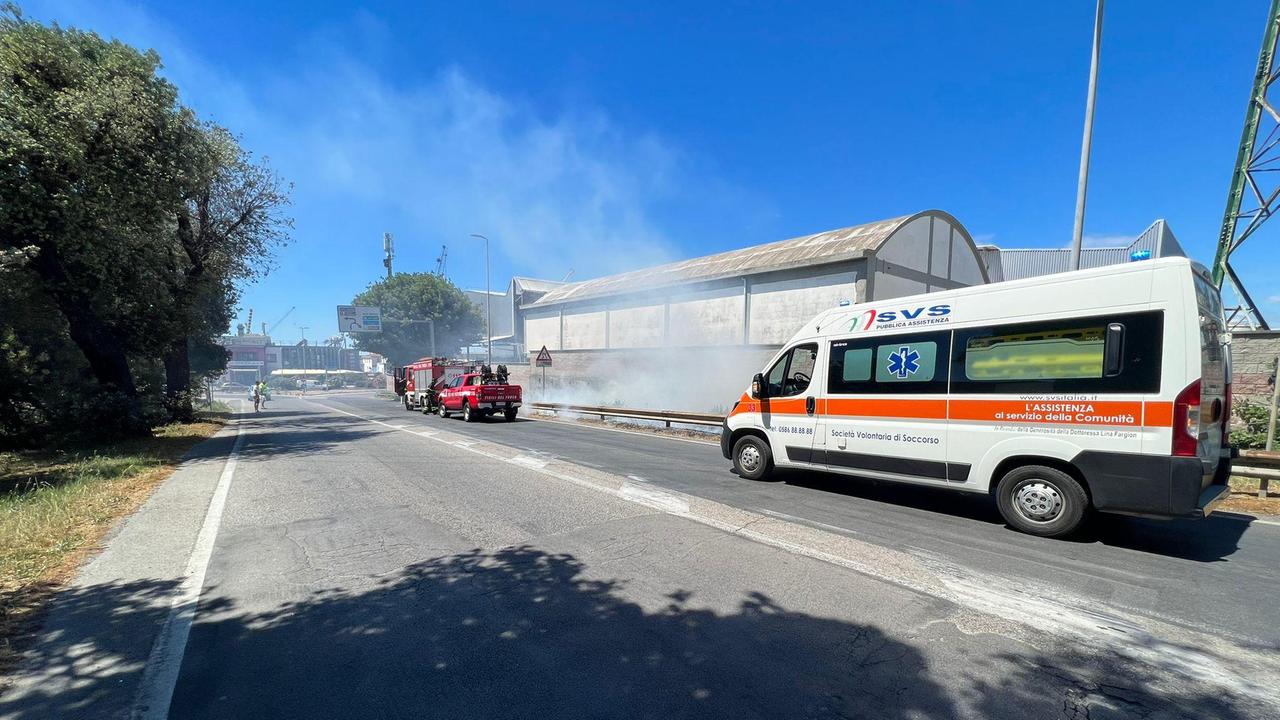 Svs e pompieri sul posto