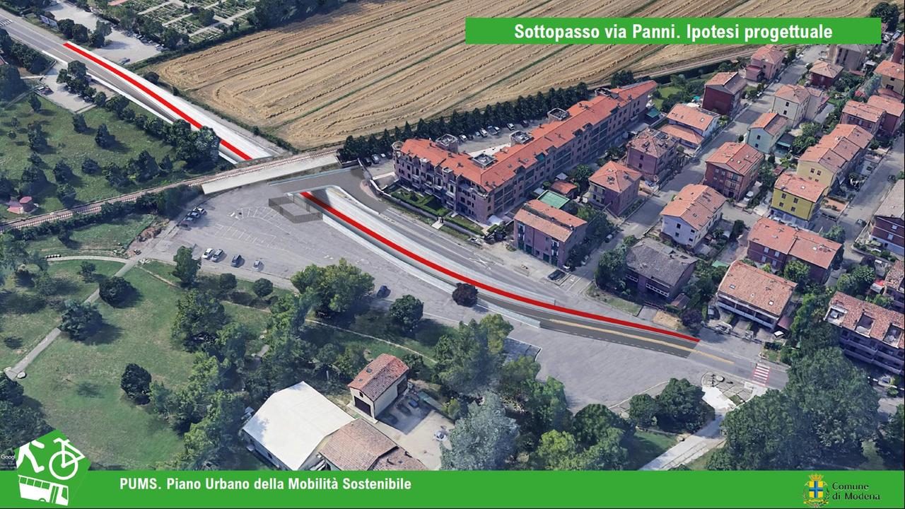 Modena. Via Panni, altro no al sottopasso: «Opera inutile, piuttosto la filovia»