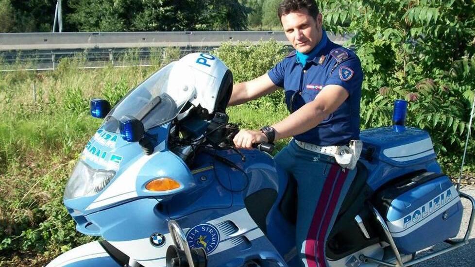L’ispettore della polizia stradale Gianluca Pantaleoni