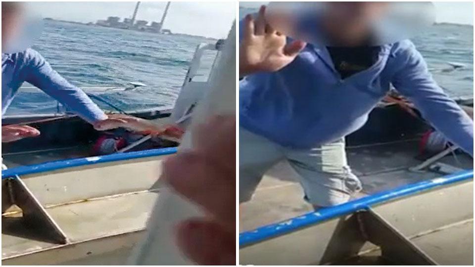 due momenti del video di cui Il Tirreno è venuto in possesso che mostrano la fase della collisione