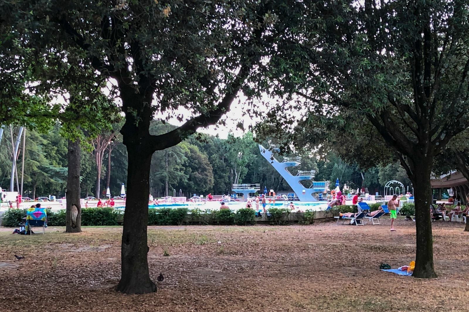 La piscina in cui è avvenuto il dramma