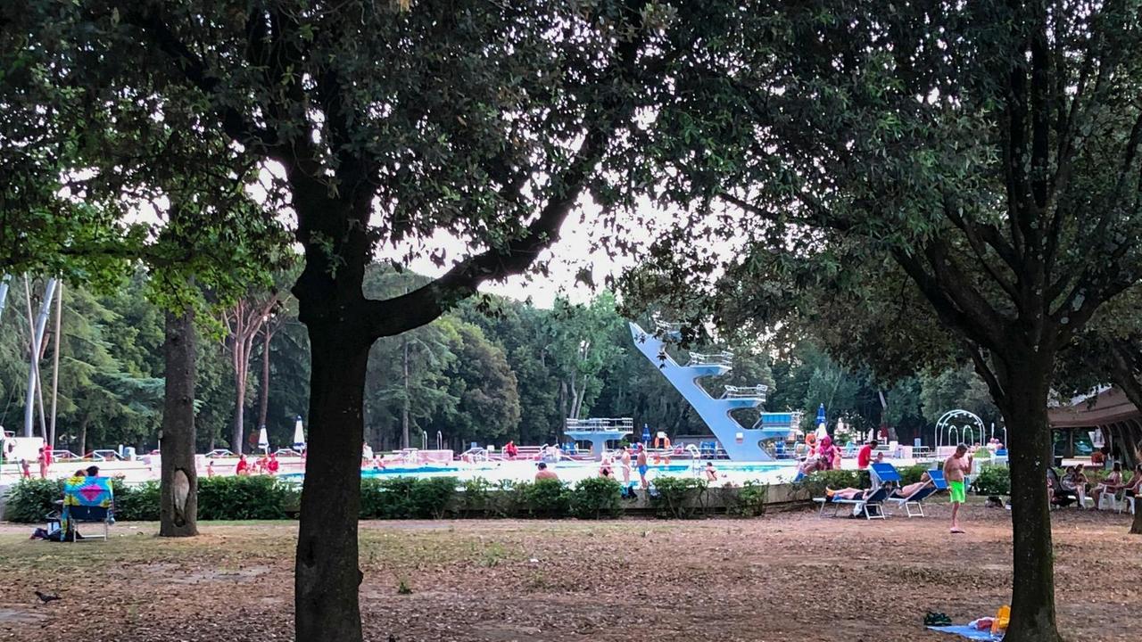 La piscina in cui è avvenuto il dramma