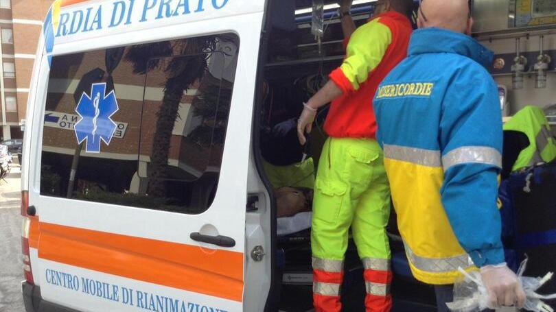 In via delle Colombaie è intervenuta a Misericordia di Prato (foto d’archivio)