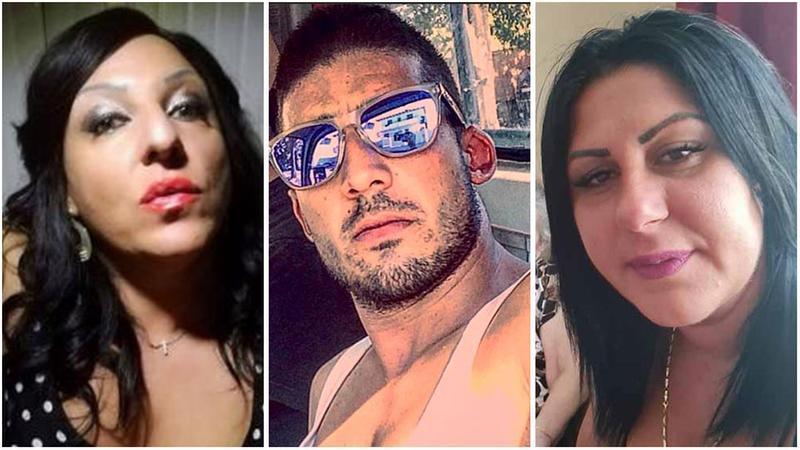 Da sinistra: la trans Camilla, Daniele Bedini, e Nevila