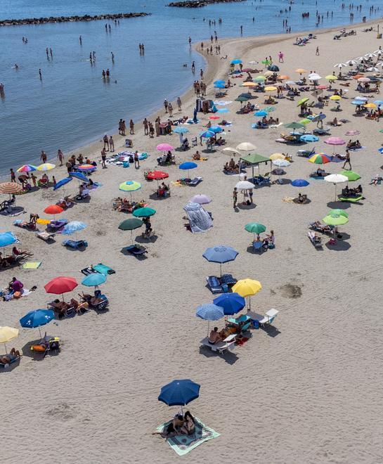 Giorni ancora molto caldi ma mitigati dalle brezze