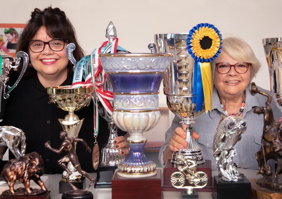 Da sinistra Linda Logli e Donatella Terranzani