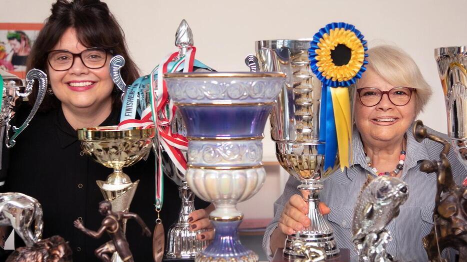 Da sinistra Linda Logli e Donatella Terranzani