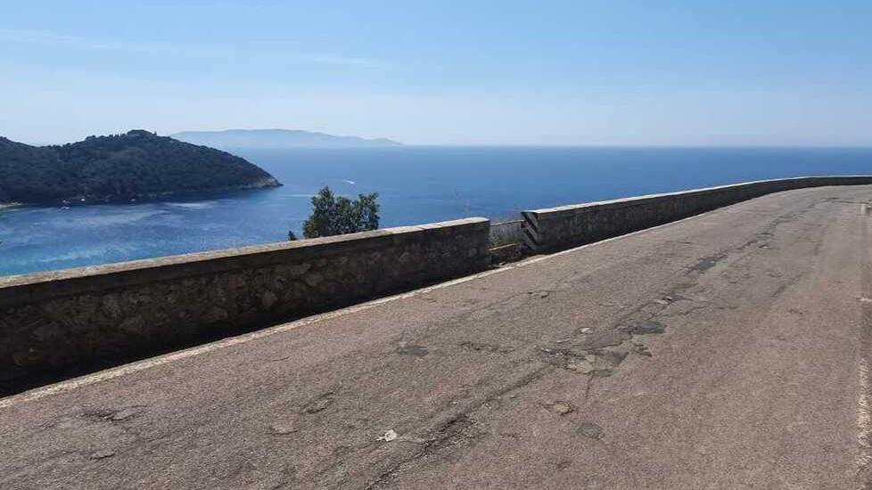 Un tratto della Strada Panoramica dell’Argentario