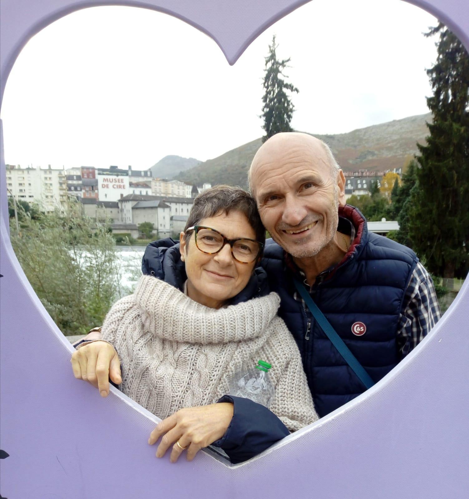 Una bella foto della coppia