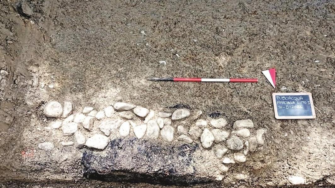 La tomba di età romana rinvenuta nelle campagne di Marcialla