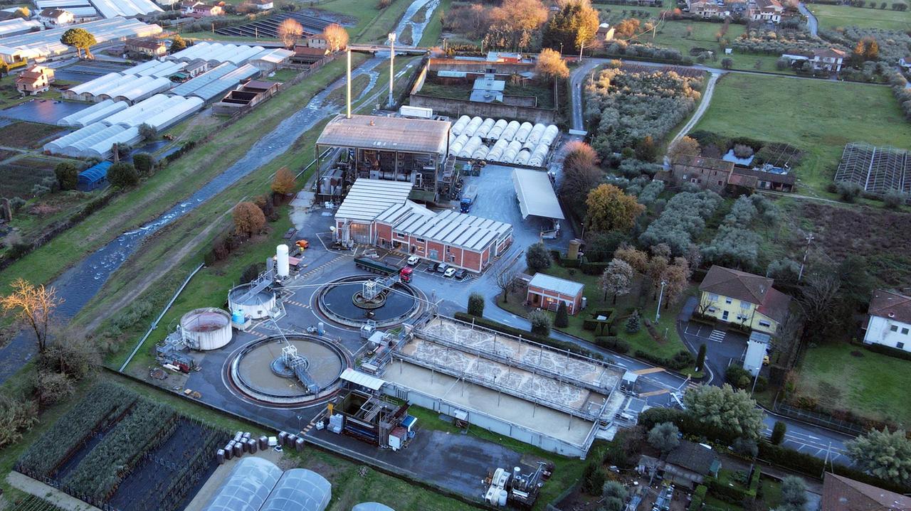 L’impianto di depurazione di Veneri