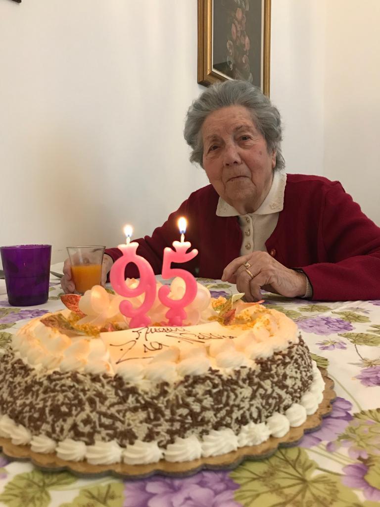 Nella Migliorini in occasione del suo 95° compleanno