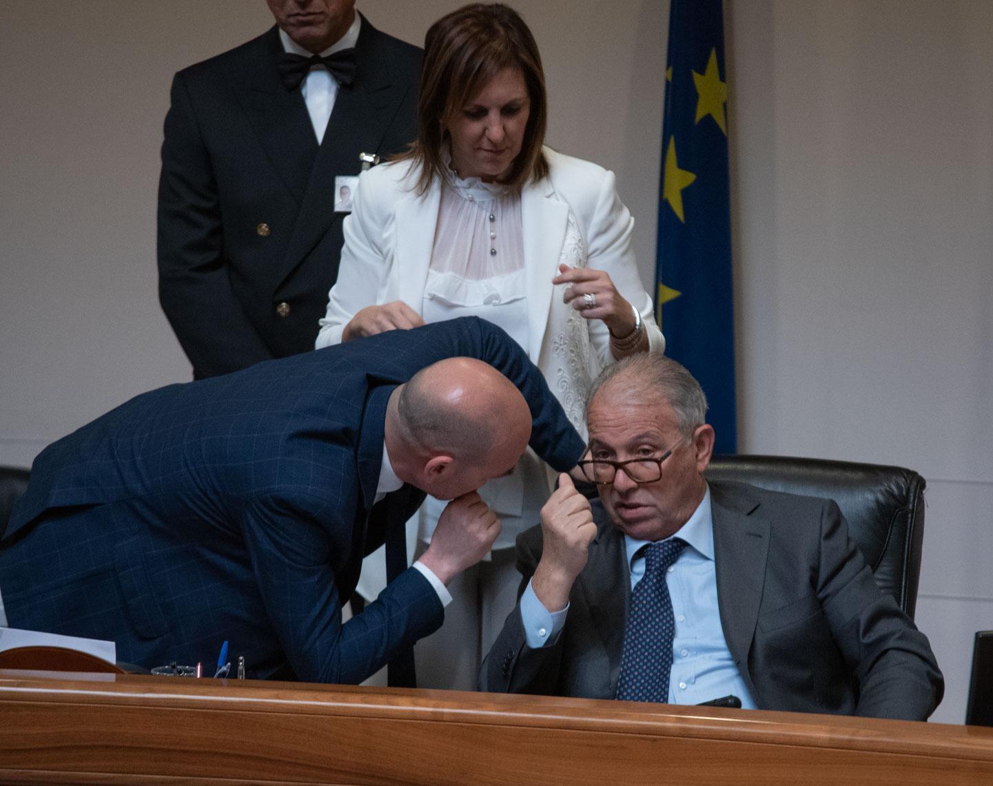 Giorgio Oppi in consiglio regionale (foto mario rosas)