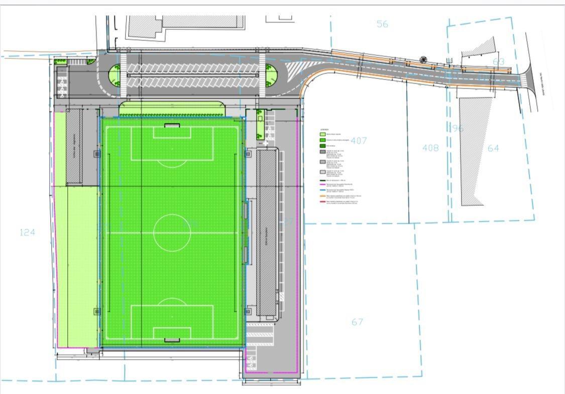 Ecco lo stadio per far giocare la Serie C al Lentigione