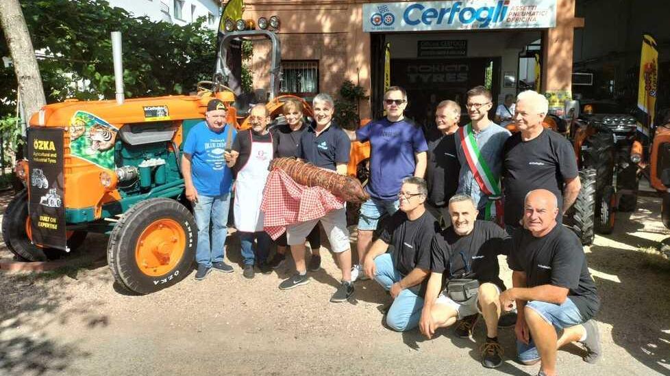 Da Marano fino allo Stelvio in trattore