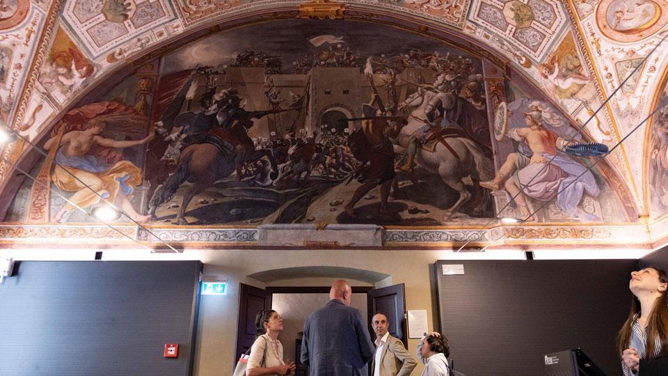 veduta di Palazzo Buontalenti da poco restaurato Diventerà presto una delle sedi dell’Istituto universitario europeo Sulla mappa è il numero 22