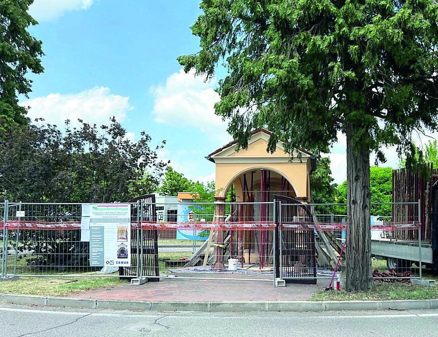 Reggiolo, via ai lavori alla cappelletta danneggiata dal terremoto