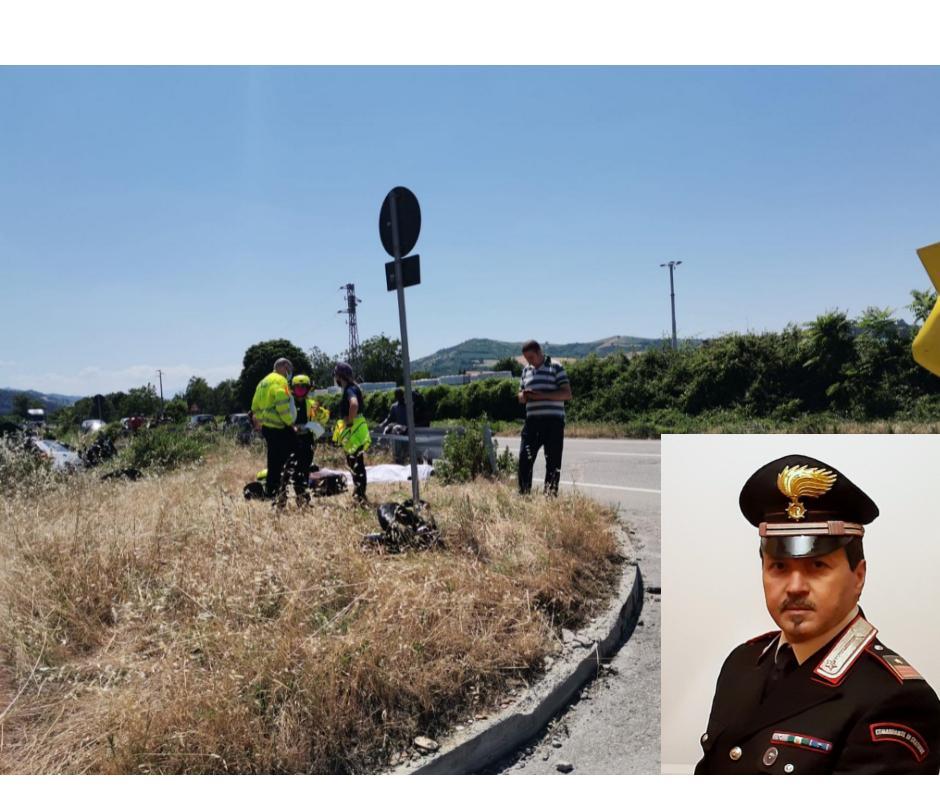 Castellarano, il motociclista morto in via Radici è un comandante dei carabinieri