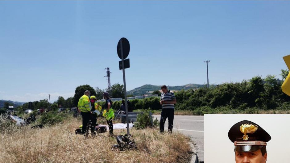 Castellarano, il motociclista morto in via Radici è un comandante dei carabinieri