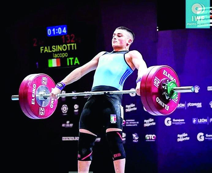 Pesistica, il camiorese Iacopo Falsinotti è argento ai Mondiali Youth: «Un risultato super»