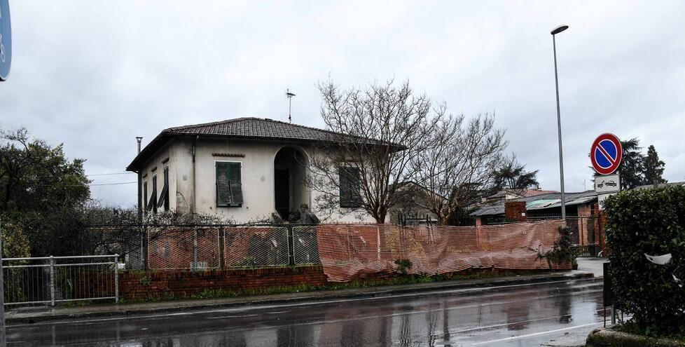 La villetta della famiglia Fontana Monteriso che in primo tempo doveva essere abbattuta
