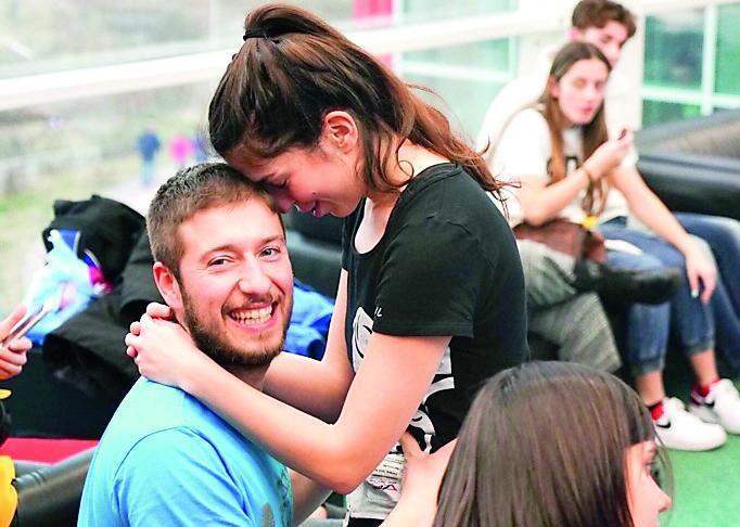 lo scatto condiviso su Facebook da Cecilia Langella, fidanzata di Gabriele Grossi